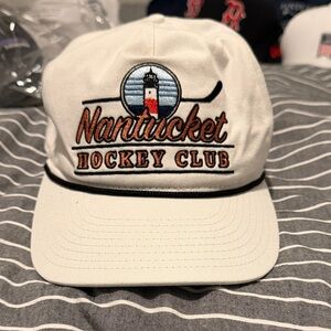 Nantucket Hockey Club White SnapBack Hat Celly Hockey Co